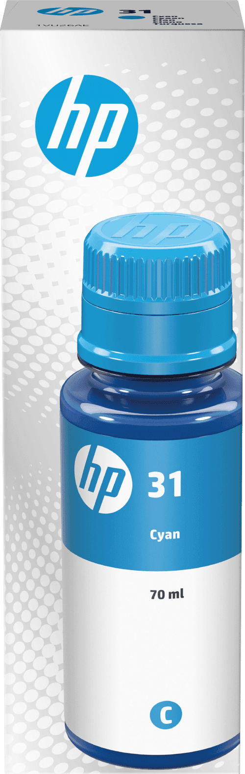 Hp Muste Syaani 31, 70 Ml – Tank 315/415/450/455/457 – HP