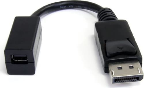 Startech 6in Displayport To Mini Displayport Video Cable Adapter 0.152m Mini Displayport Displayport Musta – Startech