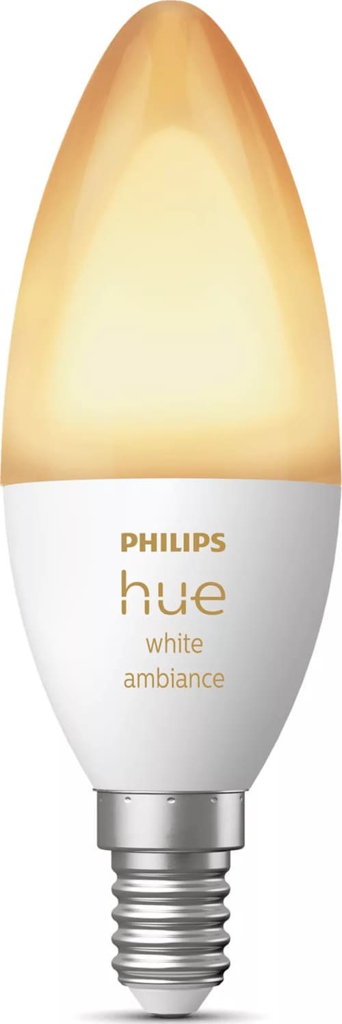Philips Hue White Ambiance Kynttilälamppu – E14-älylamppu – Philips