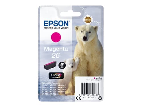 Epson Muste Magenta 26 Claria Premium – Epson