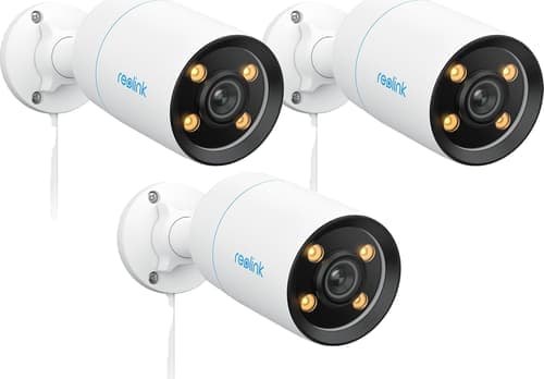 Reolink Cx810 Colorx 4k 8mp Poe Ulkokäyttöön Tarkoitettu Bullet Ip-kamera 3-pack – Reolink