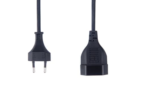 Prokord Sähköjatkojohto 0.5m Cee7/16 Cee7/16 Musta – Prokord