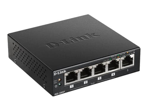D-link Dgs-1005p Gigabit Poe+ Switch 60w – D-Link