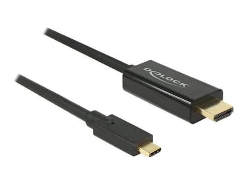Delock 85292 Videokaapeli-adapteri 3 M Usb Type-c Hdmi Musta 3m Usb-c Hdmi Musta – Delock