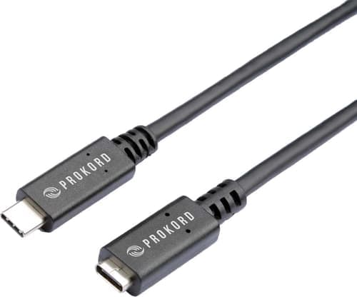 Prokord Usbc-ext3.1-2 Usb-kaapeli 2 M Usb 3.2 Gen 1 (3.1 Gen 1) Musta 2m Usb-c Usb-c Musta – Prokord