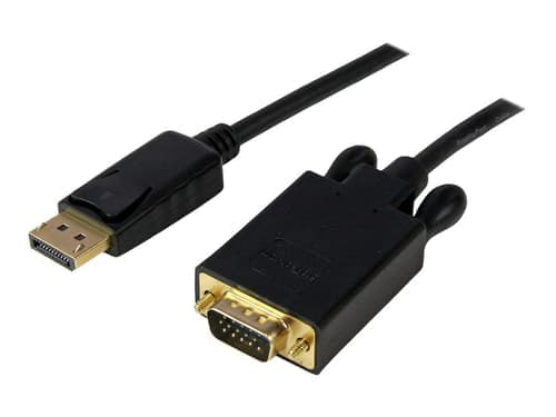 Startech 6ft Displayport To Vga Adapter Cable Dp To Vga Black 1.8m Displayport Vga Musta – Startech