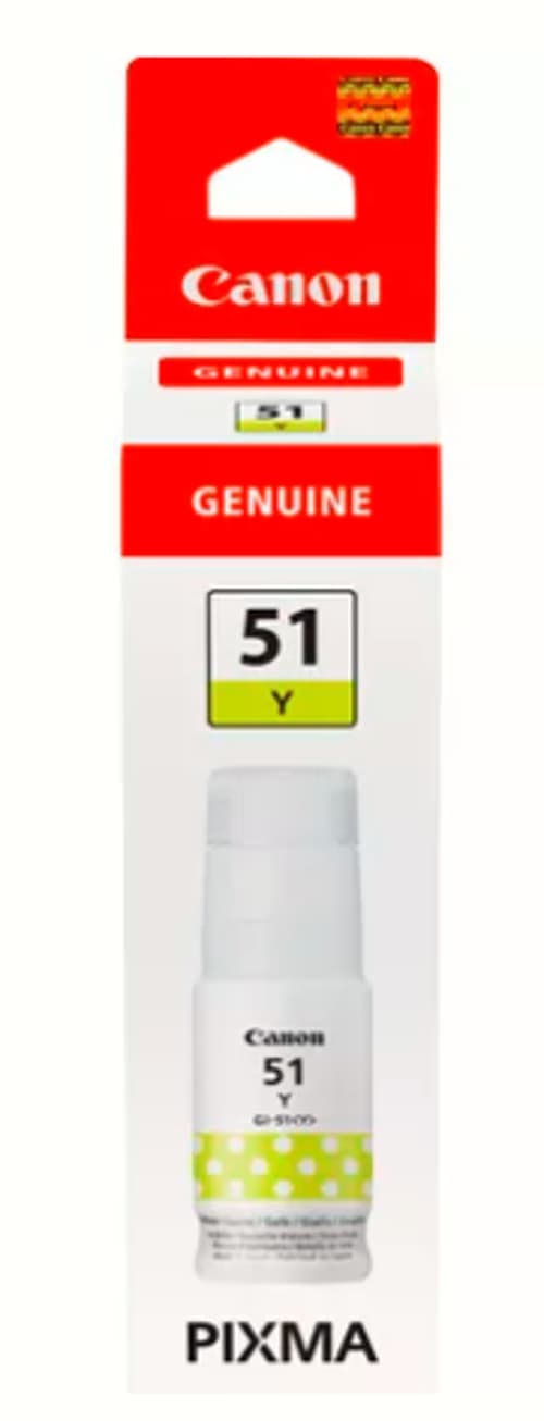 Canon Ink Yellow Gi-51 Y - G1520/g2550/g2560/g3520/g3560 – Canon