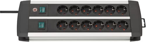 Brennenstuhl 1391000912 Jatkojohto 3 M 12 Ac-pistorasia(a) Sisätila Musta, Valkoinen – Brennenstuhl