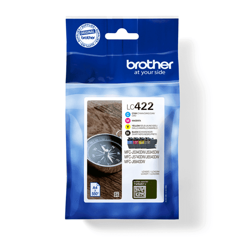 Brother Muste, Multipack (bk/c/m/y), 550 Sivua – Mfc-j5340dw – Brother
