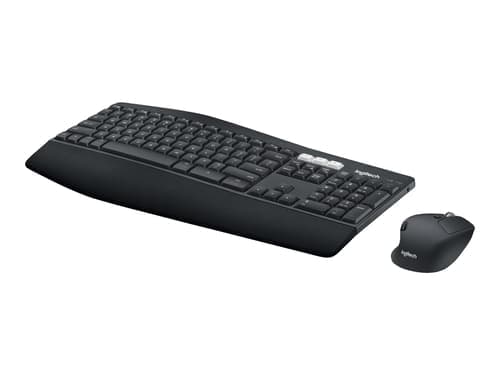 Logitech 920-008219 Näppäimistö Sisältää Hiiren Koti Rf Wireless + Bluetooth Qwerty Kansainvälinen (us) Musta Langaton Kansainvälinen (us) – Logitech