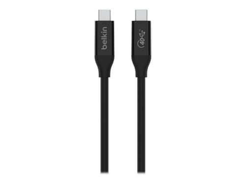 Belkin Connect Usb4 Cable 100w 0.8m Usb-c Usb-c Musta – Belkin