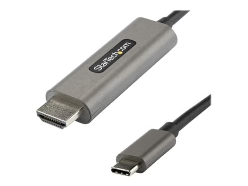 Startech Startech.com Cdp2hdmm5mh Videokaapeli-adapteri 5 M Hdmi-tyyppi A (vakio) Usb Type-c Musta, Hopea 5m Hdmi Usb-c Hopea, Musta – Startech