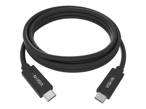 Vision Tc 2musbc/bl Usb-kaapeli 2 M Usb 3.2 Gen 1 (3.1 Gen 1) Usb C Musta 2m Usb-c Usb-c Musta – Vision