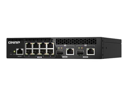 Qnap Qsw-m2108r-2c Verkkokytkin Hallittu L2 2.5g Ethernet (100/1000/2500) Power Over Ethernet -tuki Musta – QNAP SYSTEMS