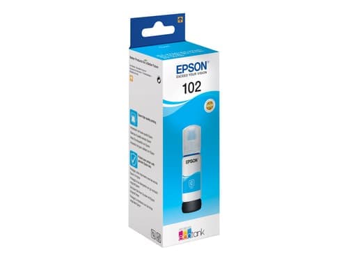 Epson Muste, Syaani, 102, 70 Ml – Et-3700/et-3850 – Epson