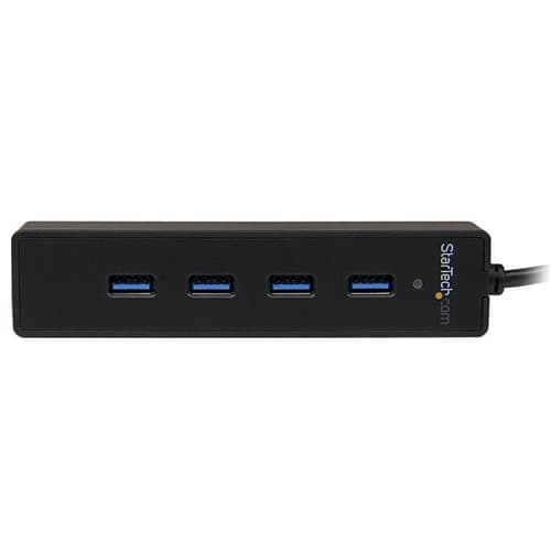 Startech 4 Port Portable Superspeed Usb 3.0 Hub With Built-in Cable – Startech
