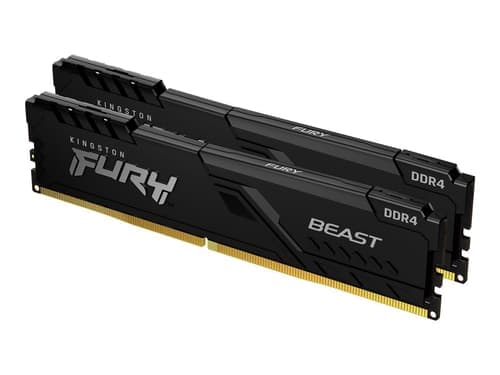 Kingston Technology Fury Beast Muistimoduuli 64 Gb 2 X 32 Gb Ddr4 1600 Mhz 64gb 3200mt/s Ddr4 288-pin Dimm – Kingston