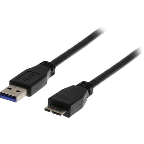 Deltaco Usb3-020s 2m Usb-a Usb-a, Micro Usb-b Musta – Deltaco
