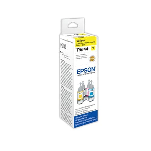Epson Muste Keltainen T6644 70ml - Et-2550/et-4550 – Epson