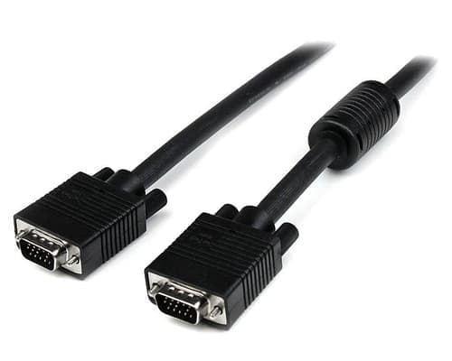 Startech 5m Coax High Resolution Monitor Vga Video Cable Hd15 M/m 5m Vga Vga Musta – Startech