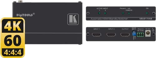 Kramer Vs-211h2 Automatic 4k Uhd Hdmi Standby Switcher – Kramer