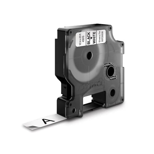 Dymo Tape D1 12mm Musta/valkoinen – Dymo