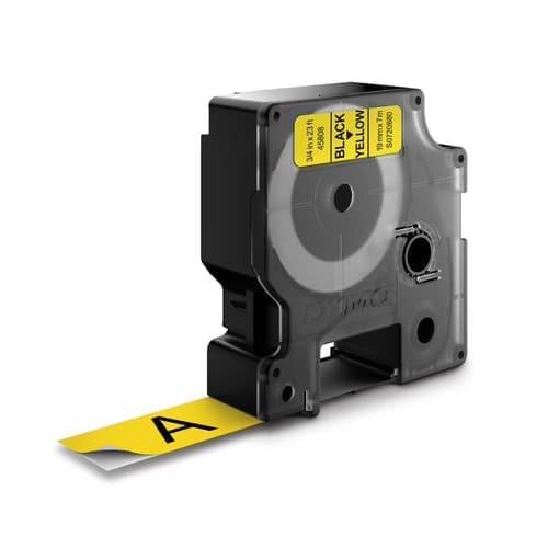 Dymo Tape D1 19mm Musta/keltainen – Dymo