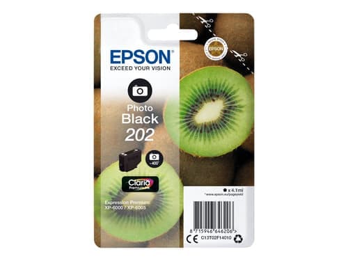 Epson Muste Kuva Musta 4.1ml 202 - Xp-6000/xp-6005 – Epson