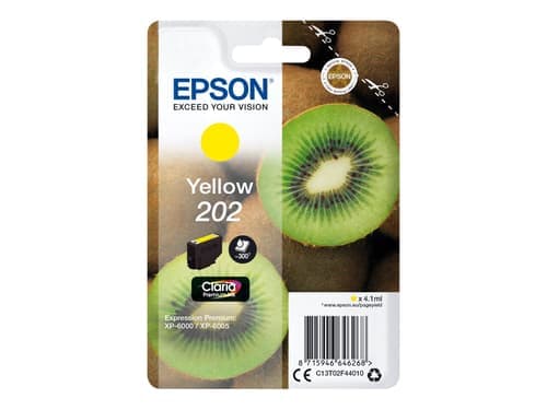 Epson Muste Keltainen 4.1ml 202 - Xp-6000/xp-6005 – Epson