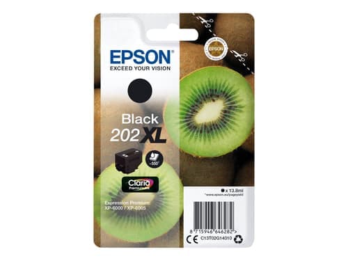 Epson Muste Musta 13.8ml 202xl - Xp-6000/xp-6005 – Epson