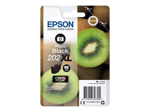 Epson Muste Kuva Musta 7.9ml 202xl - Xp-6000/xp-6005 – Epson