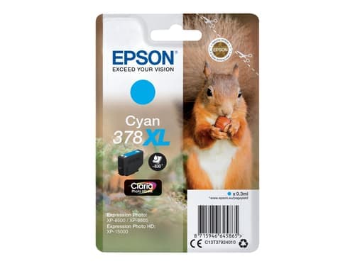 Epson Muste Syaani 9.3ml 378xl - Xp-15000/xp-8500/xp-8505 – Epson