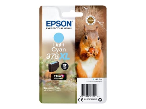 Epson Muste Kevyt Syaani 10.3ml 378xl - Xp-15000/xp-8500/xp-8505 – Epson