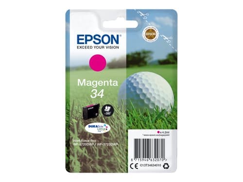 Epson Muste Magenta 4.2ml 34 - Wf-3720 – Epson