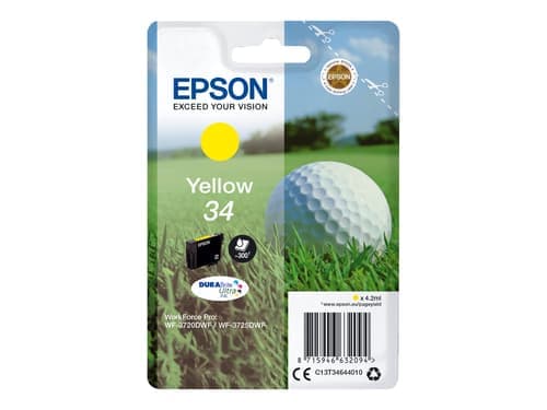 Epson Muste Keltainen 4.2ml 34 - Wf-3720 – Epson