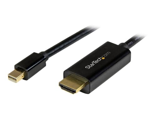 Startech Mini Displayport To Hdmi 2m Mini Displayport Hdmi Musta – Startech