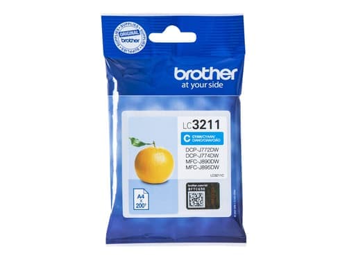 Brother Muste Syaani Lc-3211c - Dcp-j772dw/dcp-j774dw – Brother