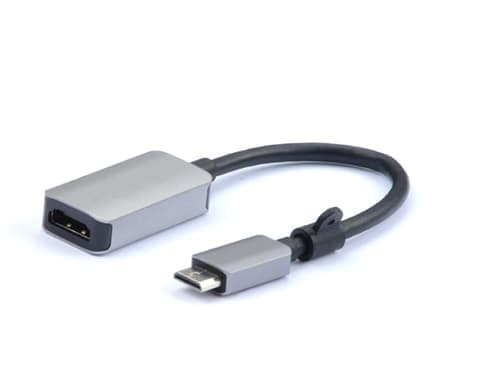 Prokord Video Adapter Premium Minihdmi-hdmi Mini Hdmi Hdmi Harmaa, Musta – Prokord
