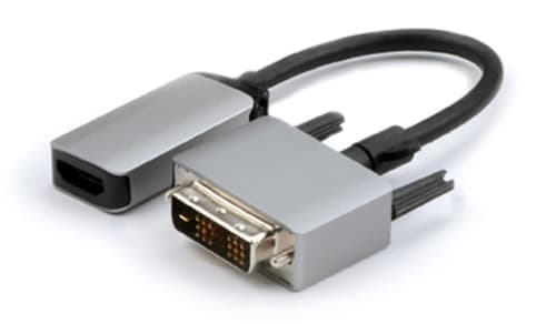 Prokord Video Adapter Premium Dvi-hdmi Dvi-d Hdmi Harmaa, Musta – Prokord