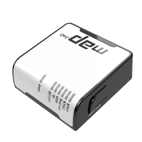 Mikrotik Map Musta, Valkoinen Power Over Ethernet -tuki – Mikrotik