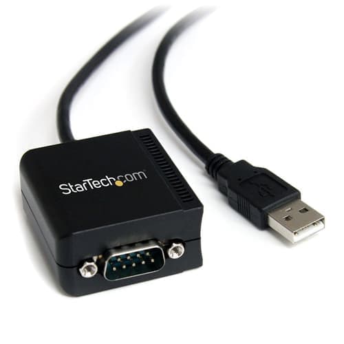Startech 1 Port Ftdi Usb To Serial Rs232 Adapter Cable With Com Retention Db9 Usb-a 2.0 – Startech