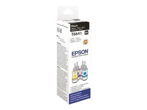 Epson Muste Musta T6641 70ml - Et-2550/et-4550 – Epson