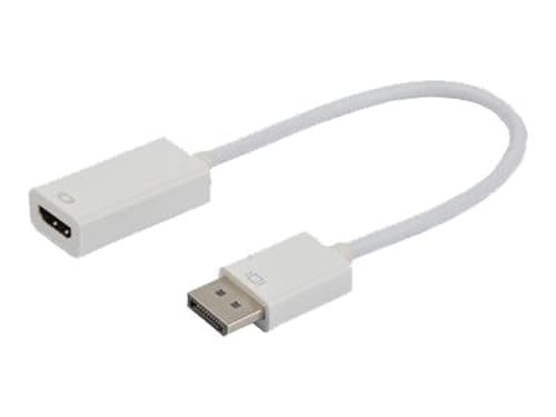Prokord Hdmi-sovitin 0.2m Displayport Hdmi Valkoinen – Prokord