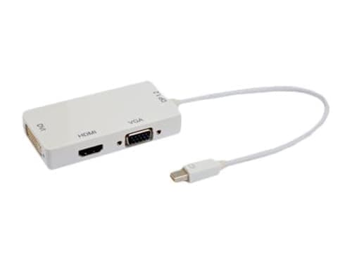 Prokord Videomuunnin Mini Displayport Vga, Hdmi, Dvi Valkoinen – Prokord