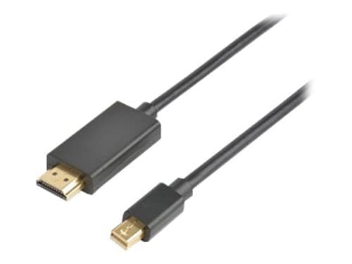 Prokord Hdmi-kaapeli 2m Mini Displayport Hdmi Musta – Prokord