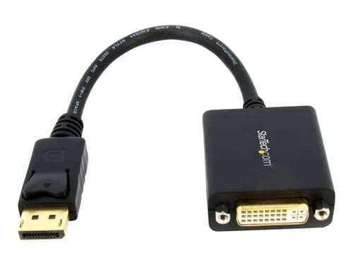 Startech Displayport To Dvi Video Adapter Converter 0.152m Displayport Dvi-i Musta – Startech