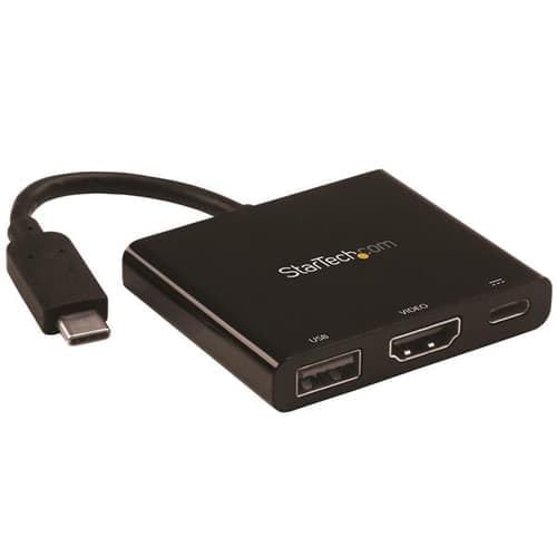 Startech Usb-c To 4k Hdmi Multifunction Adapter With Power Delivery And Usb-a Port Ulkoinen Videoadapteri Usb-c 3.2 Gen 1 (3.1 Gen 1) – Startech