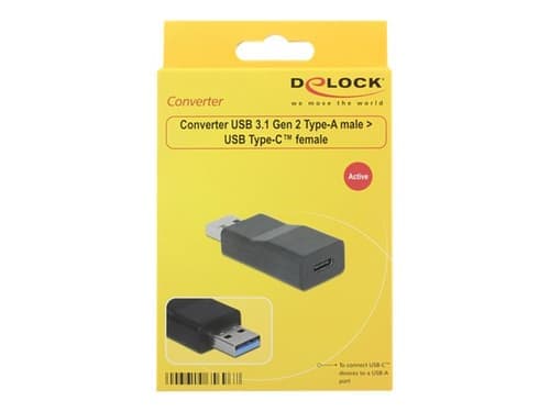 Delock Usb Sovitin Usb-a 3.1 Gen 2 Usb-c 3.1 Gen 2 – Delock