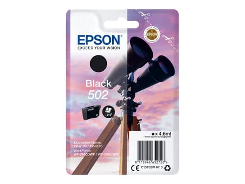 Epson Muste Musta 502 - Xp-5100/5105/wf-2860/2865 – Epson