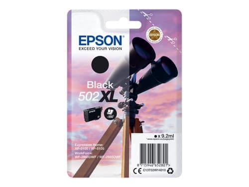 Epson Muste Musta 502xl - Xp-5100/5105/wf-2860/2865 – Epson